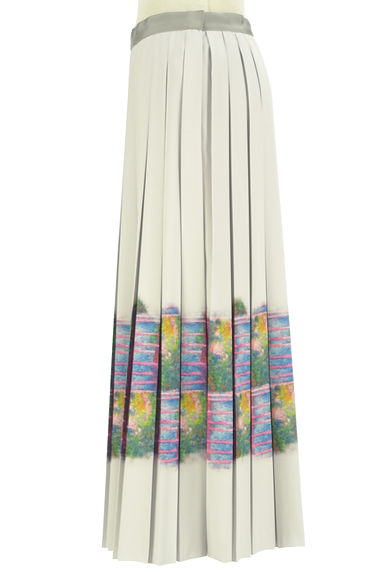 L'EQUIPE（レキップ）の古着「絵画プリントプリーツスカート（ロングスカート・マキシスカート）」大画像３へ