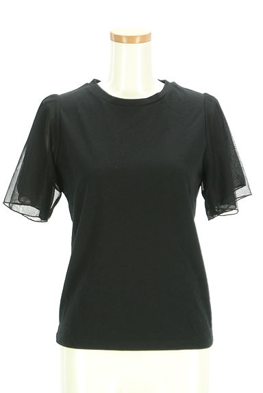 axes femme（アクシーズファム）の古着「シフォンチュール袖カットソー（カットソー・プルオーバー）」大画像１へ