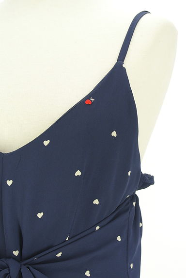 WILLSELECTION（ウィルセレクション）の古着「ハートドット柄シフォンキャミコンビネゾン（コンビネゾン・オールインワン）」大画像４へ