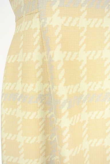 WILLSELECTION（ウィルセレクション）の古着「チェック柄膝丈フレアワンピース（ワンピース・チュニック）」大画像５へ