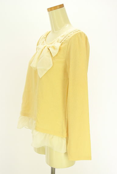 axes femme（アクシーズファム）の古着「シフォンリボンニットトップス（ニット）」大画像３へ