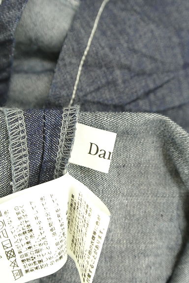 Darich（ダーリッチ）の古着「ベルト付きデニムミニフレアワンピース（キャミワンピース）」大画像６へ