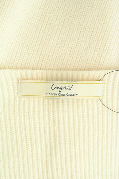 Ungrid（アングリッド）の古着「Vネックワイドリブニットトップス（ニット）」大画像６へ