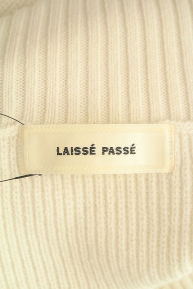 LAISSE PASSE（レッセパッセ）の古着「オフタートル膝丈ニットワンピース（ワンピース・チュニック）」大画像６へ