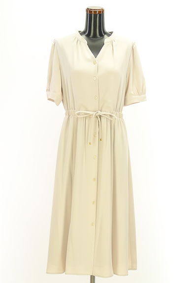 LAISSE PASSE（レッセパッセ）の古着「ドロストキーネック膝下ワンピース（ワンピース・チュニック）」大画像１へ