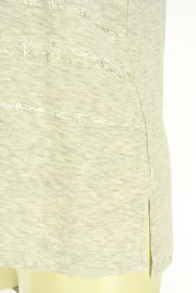 COMME CA（コムサ）の古着「スパンコールロゴ＆箔プリントTシャツ（Ｔシャツ）」大画像５へ
