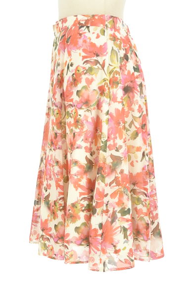TOCCA（トッカ）の古着「膝丈花柄シフォンスカート（スカート）」大画像３へ