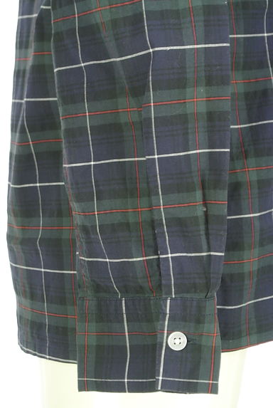 BEAMS Women's（ビームス　ウーマン）の古着「チェック柄ストレッチシャツ（カジュアルシャツ）」大画像５へ
