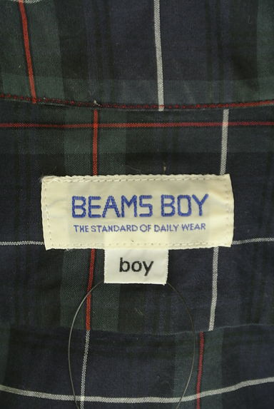 BEAMS Women's（ビームス　ウーマン）の古着「チェック柄ストレッチシャツ（カジュアルシャツ）」大画像６へ