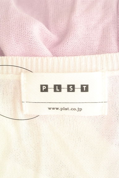 PLST（プラステ）の古着「バイカラーニットタンク＋カーディガン（アンサンブル）」大画像６へ