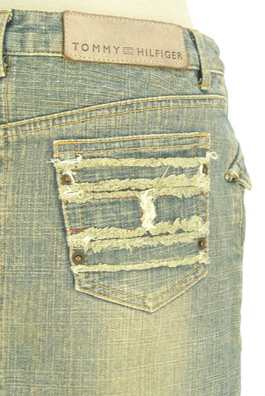 TOMMY HILFIGER（トミーヒルフィガー）の古着「ウォッシュド加工膝丈デニムスカート（スカート）」大画像５へ