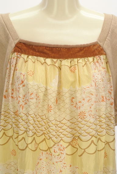 TSUMORI CHISATO（ツモリチサト）の古着「ニットボリューム袖膝丈シルクワンピース（ワンピース・チュニック）」大画像４へ