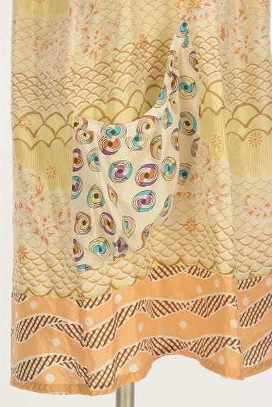 TSUMORI CHISATO（ツモリチサト）の古着「ニットボリューム袖膝丈シルクワンピース（ワンピース・チュニック）」大画像５へ
