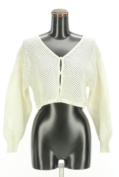 PROPORTION BODY DRESSING（プロポーションボディ ドレッシング）の古着「メッシュニットカーディガン（カーディガン・ボレロ）」大画像１へ