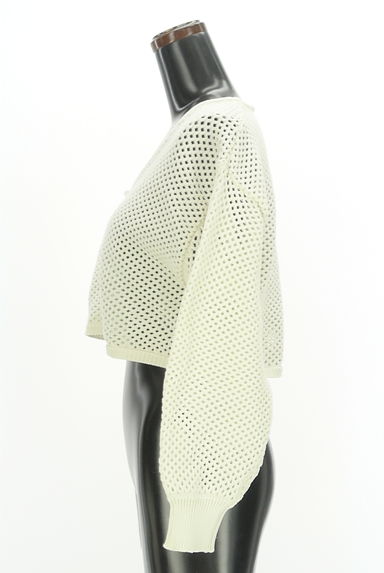PROPORTION BODY DRESSING（プロポーションボディ ドレッシング）の古着「メッシュニットカーディガン（カーディガン・ボレロ）」大画像３へ