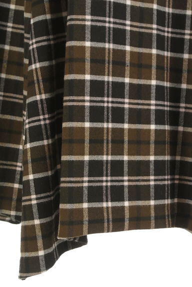 PROPORTION BODY DRESSING（プロポーションボディ ドレッシング）の古着「イレギュラーヘムチェックロングスカート（ロングスカート・マキシスカート）」大画像４へ