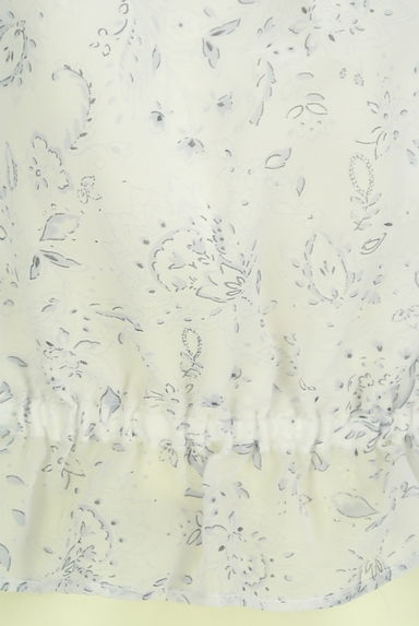 BE RADIANCE（ビーラディエンス）の古着「花柄フレアスリーブシフォンカットソー（カットソー・プルオーバー）」大画像５へ