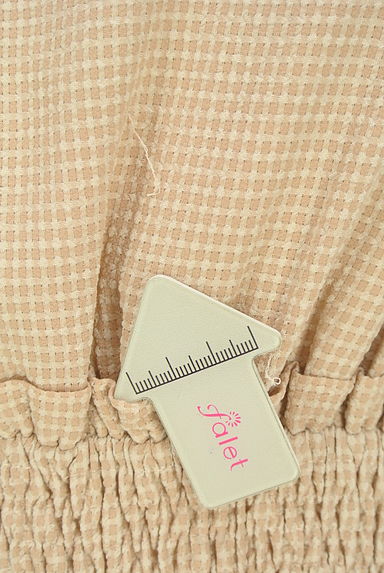 Ank Rouge（アンクルージュ）の古着「バックリボンチェック柄シフォンロングワンピース（ワンピース・チュニック）」大画像５へ
