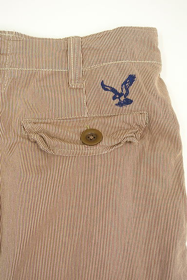 AMERICAN EAGLE（アメリカンイーグル）の古着「サイドポケットストライプハーフパンツ（ショートパンツ・ハーフパンツ）」大画像５へ