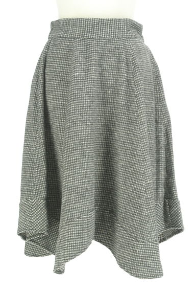 axes femme（アクシーズファム）の古着「膝下丈ジグザグヘムチェック柄スカート（スカート）」大画像１へ