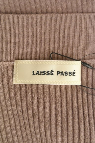 LAISSE PASSE（レッセパッセ）の古着「リブニット×花柄シフォンロングワンピース（ワンピース・チュニック）」大画像６へ
