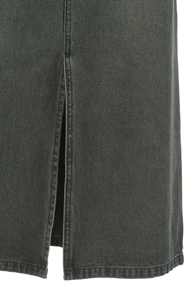 PROPORTION BODY DRESSING（プロポーションボディ ドレッシング）の古着「前スリットロングデニムスカート（ロングスカート・マキシスカート）」大画像４へ