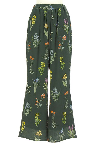 MOUSSY（マウジー）の古着「花柄楊柳セミワイドパンツ（パンツ）」大画像１へ