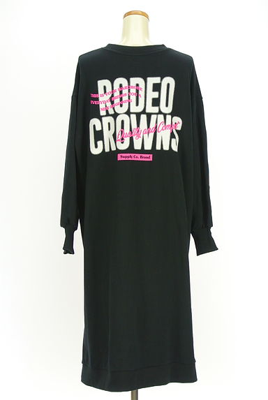 RODEO CROWNS（ロデオクラウン）の古着「バックロゴスウェット膝下ワンピース（ワンピース・チュニック）」大画像２へ