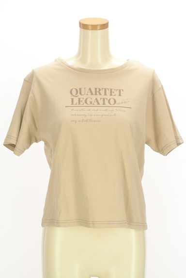 axes femme（アクシーズファム）の古着「クロップドロゴプリントＴシャツ（Ｔシャツ）」大画像１へ