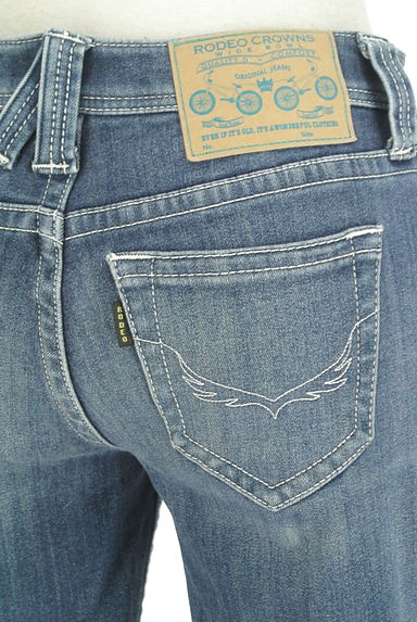 RODEO CROWNS（ロデオクラウン）の古着「ウォッシュド加工スキニーデニム（デニムパンツ）」大画像５へ