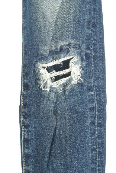 MOUSSY（マウジー）の古着「ダメージ加工スキニーデニムパンツ（デニムパンツ）」大画像５へ