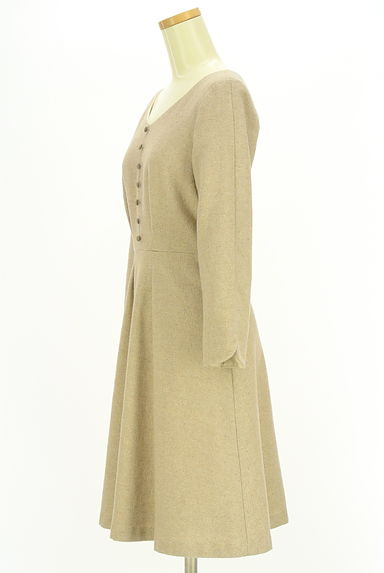 PROPORTION BODY DRESSING（プロポーションボディ ドレッシング）の古着「膝丈ラメフレアワンピース（ワンピース・チュニック）」大画像３へ
