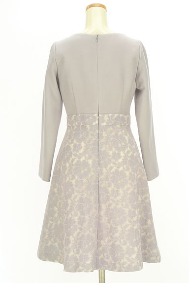 PROPORTION BODY DRESSING（プロポーションボディ ドレッシング）の古着「花柄レース切替膝丈ワンピース（ワンピース・チュニック）」大画像２へ