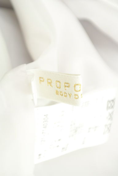 PROPORTION BODY DRESSING（プロポーションボディ ドレッシング）の古着「ベルト付きバックレース膝丈タイトワンピース（ワンピース・チュニック）」大画像６へ