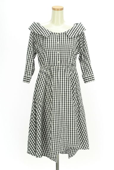 PROPORTION BODY DRESSING（プロポーションボディ ドレッシング）の古着「オフショルダー膝下ワンピース（ワンピース・チュニック）」大画像１へ