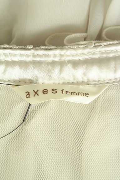 axes femme（アクシーズファム）の古着「バックフリルシフォンボレロ（カーディガン・ボレロ）」大画像６へ