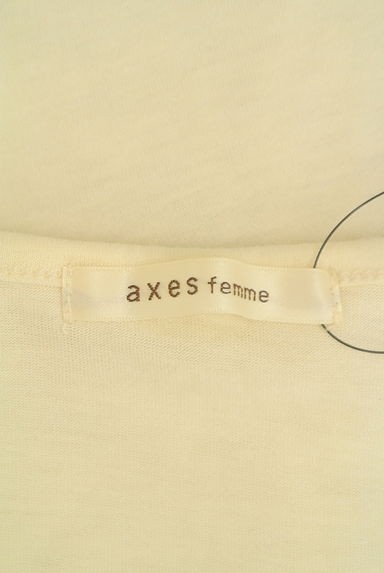axes femme（アクシーズファム）の古着「裾レースカットソー（カットソー・プルオーバー）」大画像６へ