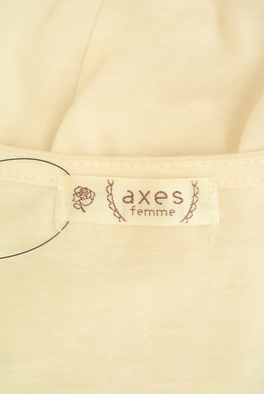 axes femme（アクシーズファム）の古着「８分袖レースヨークカットソー（カットソー・プルオーバー）」大画像６へ