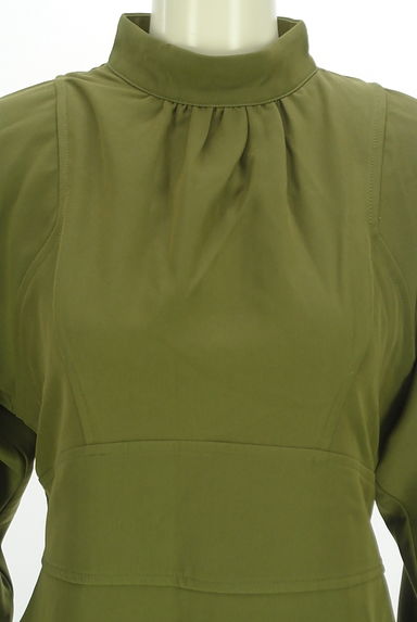 N.Natural Beauty Basic*（エヌ ナチュラルビューティーベーシック）の古着「ハイネックロングフレアワンピース（ワンピース・チュニック）」大画像４へ