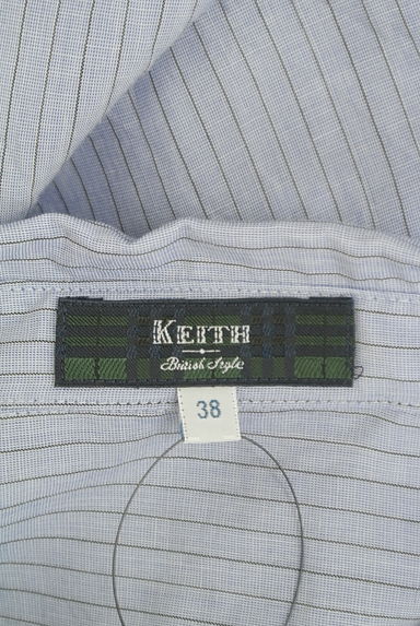 KEITH（キース）の古着「七分袖ピンストライプシアーブラウス（カジュアルシャツ）」大画像６へ