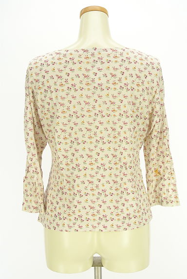 KEITH（キース）の古着「花柄×ドット柄七分袖Ｔシャツ（Ｔシャツ）」大画像２へ
