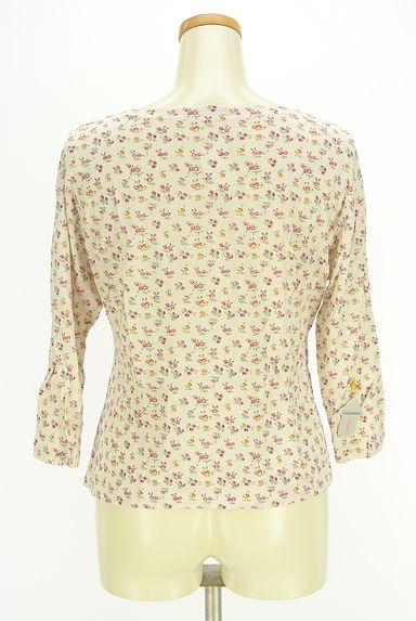KEITH（キース）の古着「花柄×ドット柄七分袖Ｔシャツ（Ｔシャツ）」大画像４へ