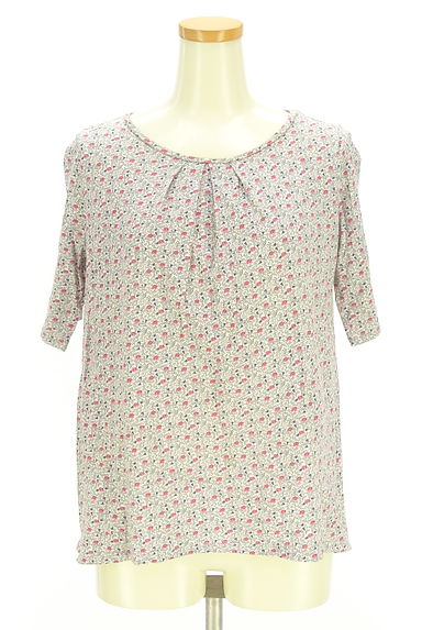 KEITH（キース）の古着「花柄タックＴシャツ（Ｔシャツ）」大画像１へ
