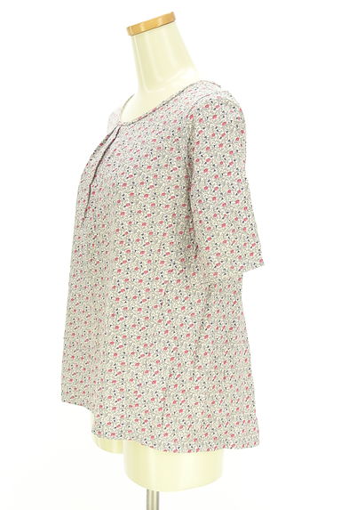 KEITH（キース）の古着「花柄タックＴシャツ（Ｔシャツ）」大画像３へ