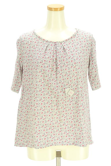 KEITH（キース）の古着「花柄タックＴシャツ（Ｔシャツ）」大画像４へ