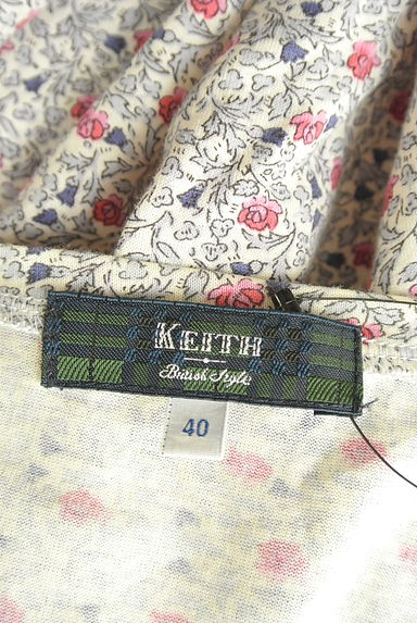 KEITH（キース）の古着「花柄タックＴシャツ（Ｔシャツ）」大画像６へ