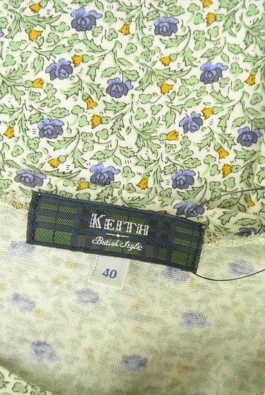 KEITH（キース）の古着「花柄タックＴシャツ（Ｔシャツ）」大画像６へ