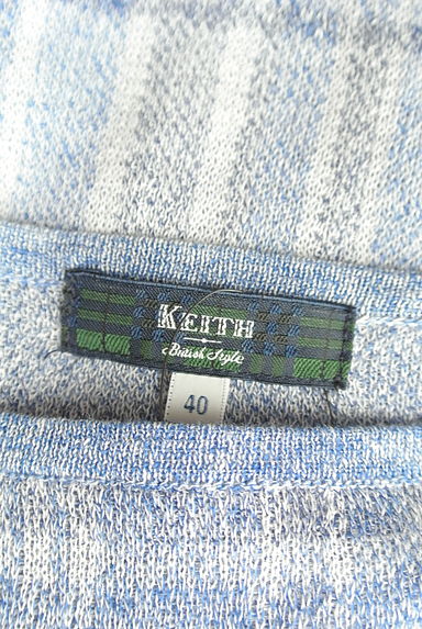 KEITH（キース）の古着「チェック柄ドルマンニット（ニット）」大画像６へ