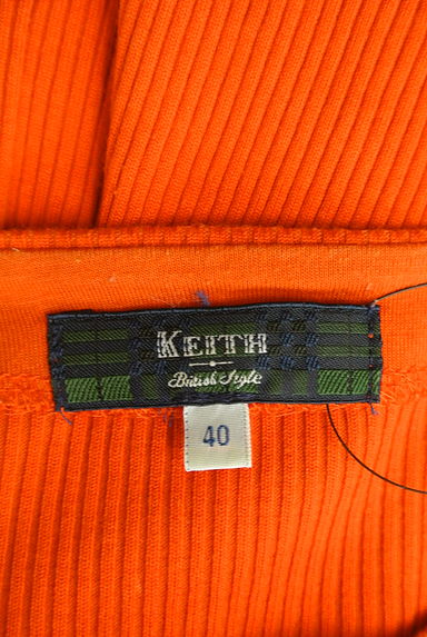 KEITH（キース）の古着「５分袖リブトップス（カットソー・プルオーバー）」大画像６へ