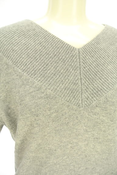 23区（２３ク）の古着「カシミヤ混Vネックニットトップス（ニット）」大画像４へ
